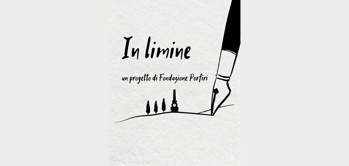 Illustrazione del progetto In Limine: una penna che traccia il profilo di una città